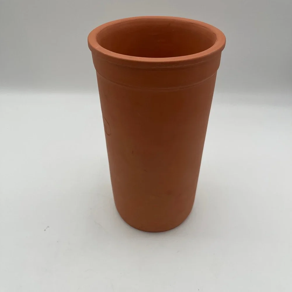 Terracotta Wine Cooler Natural Clay Evaporative Chiller with Drip Tray Base